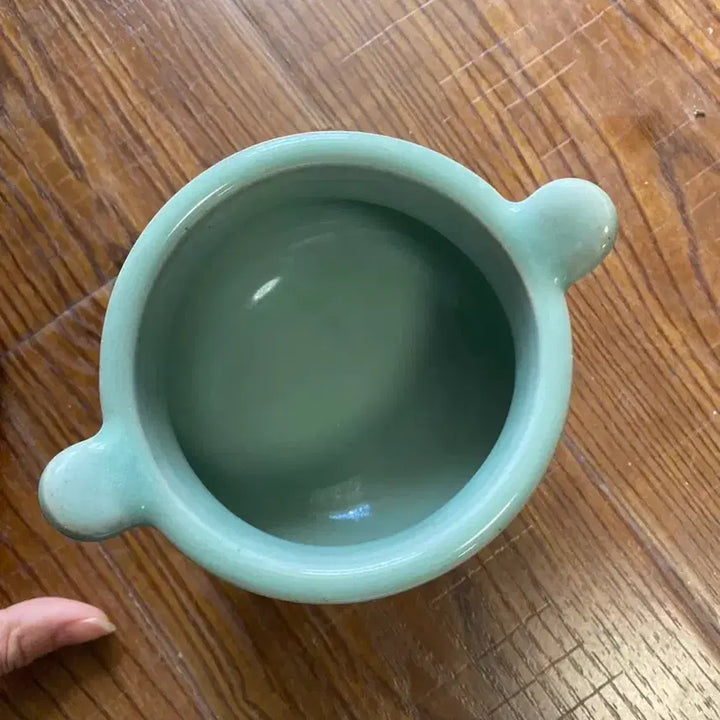 [BUNJANG] Late Ming Dynasty Genuine Longquan Celadon Tripod Censer / 진품  명나라말기 용천요(운송시간13일)