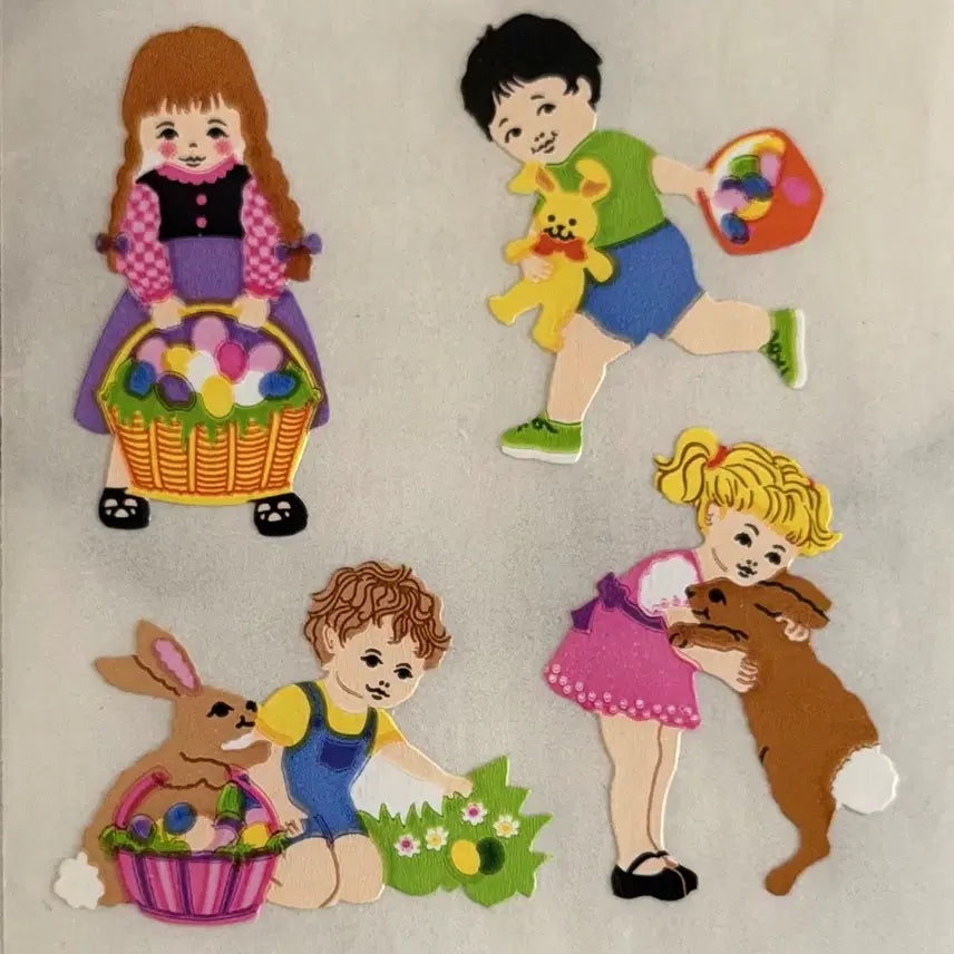 [BUNJANG] Sandy Lion Vintage Sticker Set (9 Stickers) / 샌디라이온 빈티지 고전스티커 희귀제품 1컷 9종세트