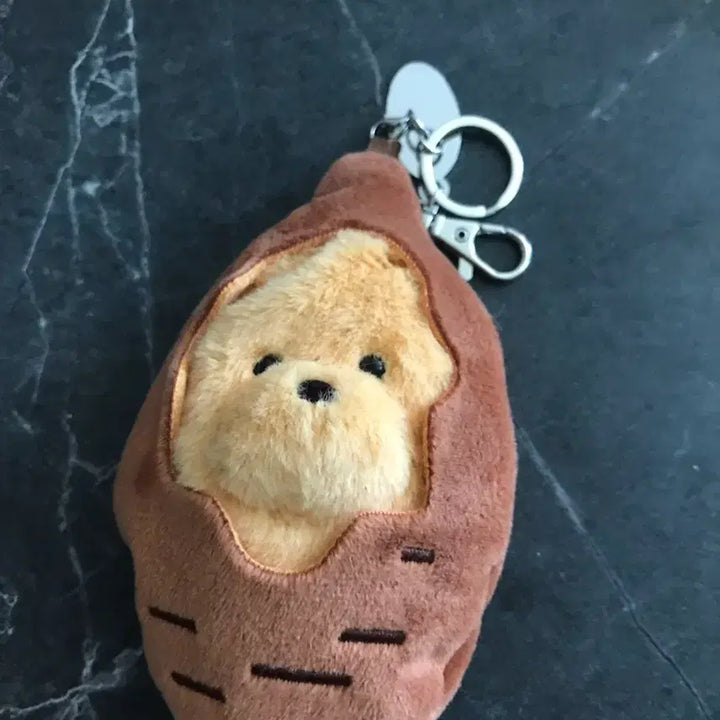 [BUNJANG] Mongmo Lip Balm Holder Doll Keychain / 몽모 립밤 인형 키링