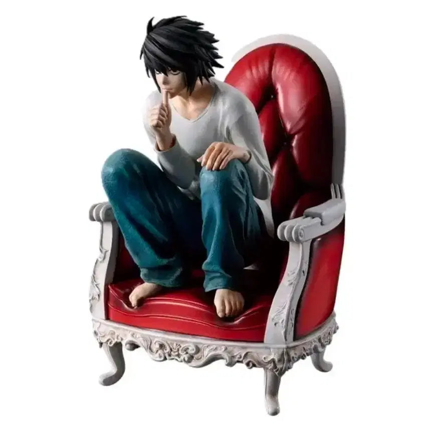 [BUNJANG] Death Note Ichiban Kuji Light Yagami A Prize Figure (Unsealed) &amp; L Last One Prize Figure (Unsealed) / 제일복권 데스노트 A상 라이토.라스트원 엘 피규어(개봉)