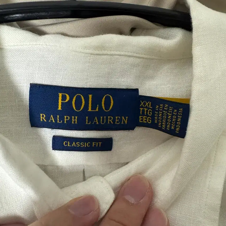 [BUNJANG] Polo Linen Shirt XXL / 폴로 린넨셔츠 XXL