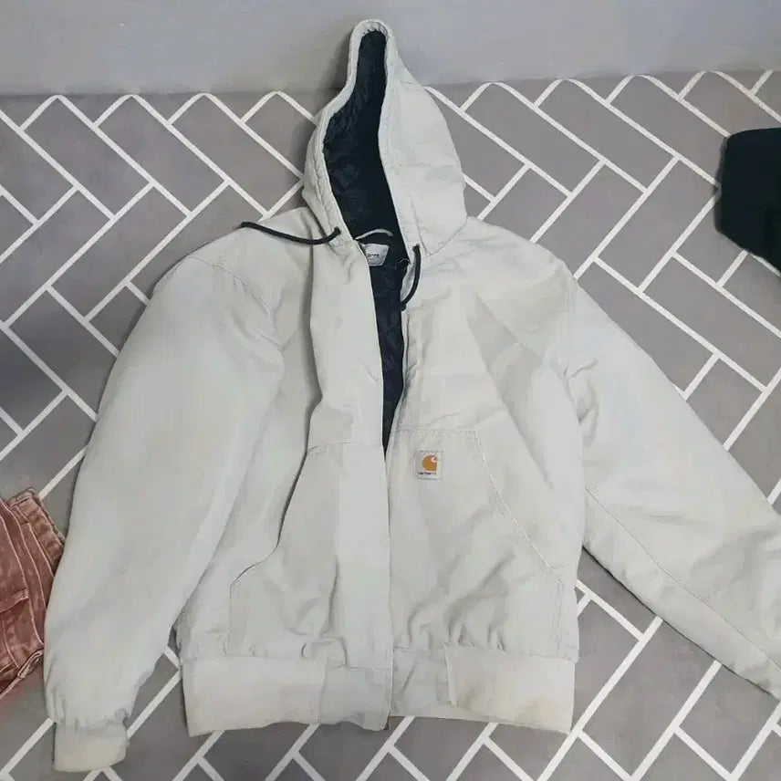 [BUNJANG] Carhartt WIP Active Jacket White M / 칼하트 액티브 자켓 화이트 M