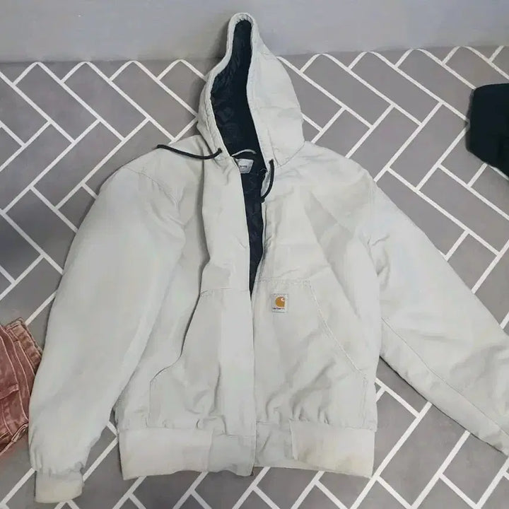 [BUNJANG] Carhartt WIP Active Jacket White M / 칼하트 액티브 자켓 화이트 M