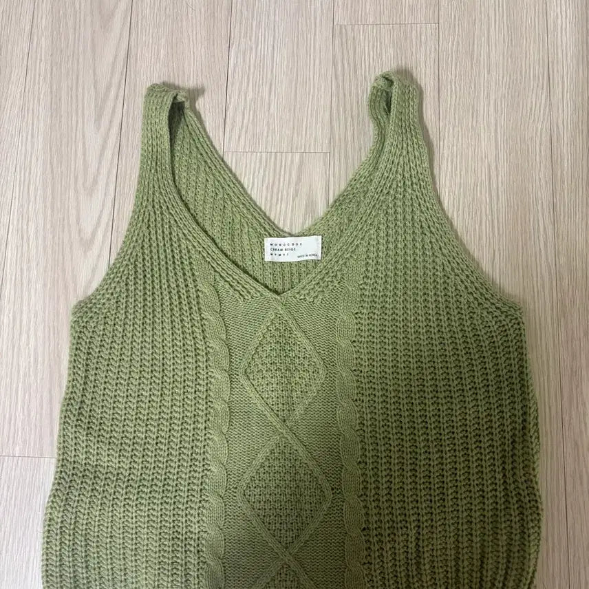 [BUNJANG] Knit Bustier Vest / (새제품)니트 뷔스티에
