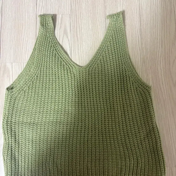 [BUNJANG] Knit Bustier Vest / (새제품)니트 뷔스티에