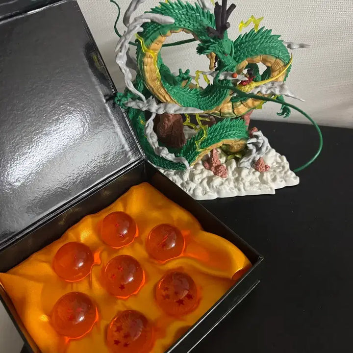 [BUNJANG] Dragon Ball Shenron &amp; Dragon Balls Figure Bundle / 드래곤볼 신룡&amp;칠성구 피규어 일괄판매