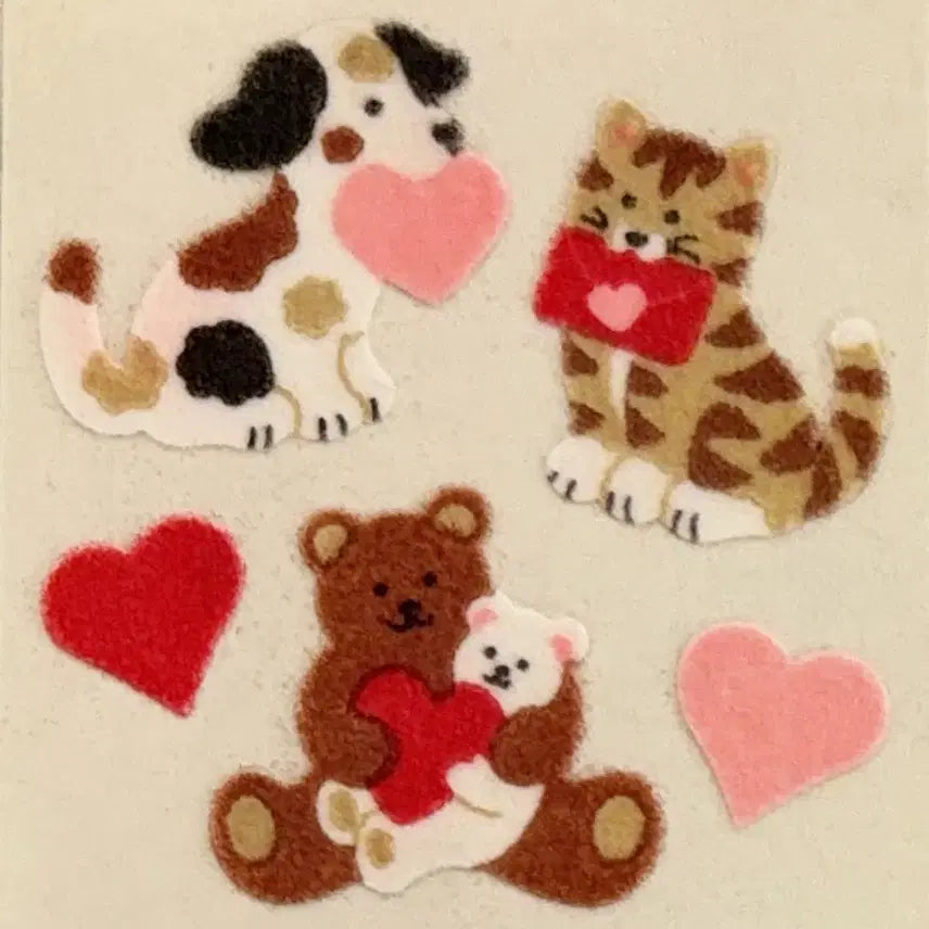 [BUNJANG] SandyLion Vintage Sticker Set (6 Packs) / 샌디라이온 빈티지 고전스티커 희귀제품 1컷 6종세트
