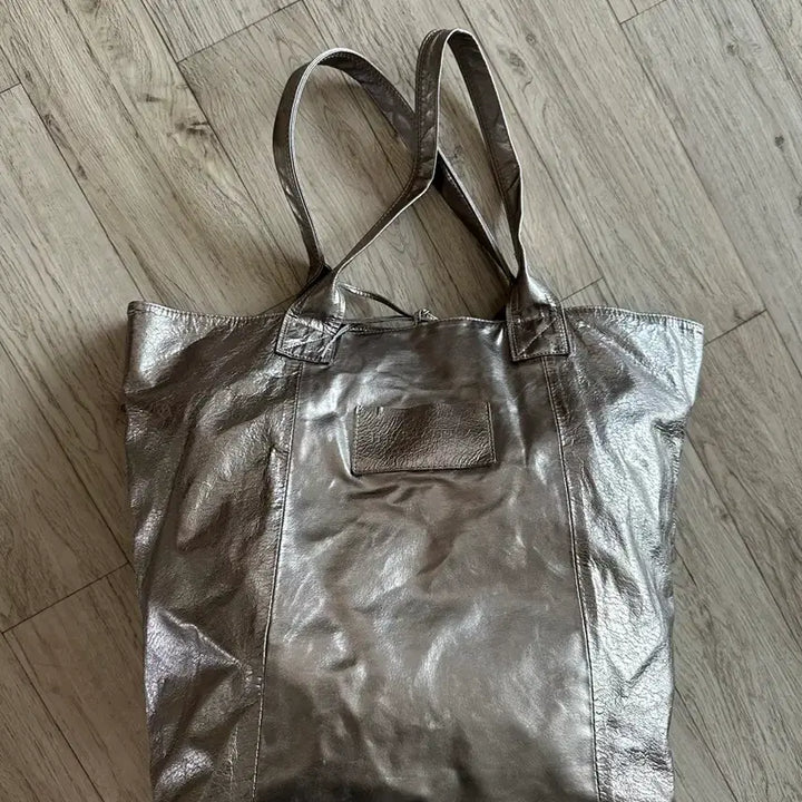 [BUNJANG] H by Ekaterina New York Feather Leather Shopper Shoulder Bag / 에이치바이 에카테리나 뉴욕 깃털가방 가죽쇼퍼백 숄더백