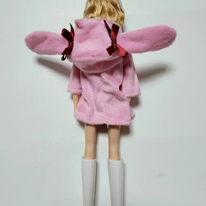 [BUNJANG] Takara Tomy Pink Rabbit Hood Dress Licca Doll / 타카라토미 분홍 토끼 후드 원피스 리카인형