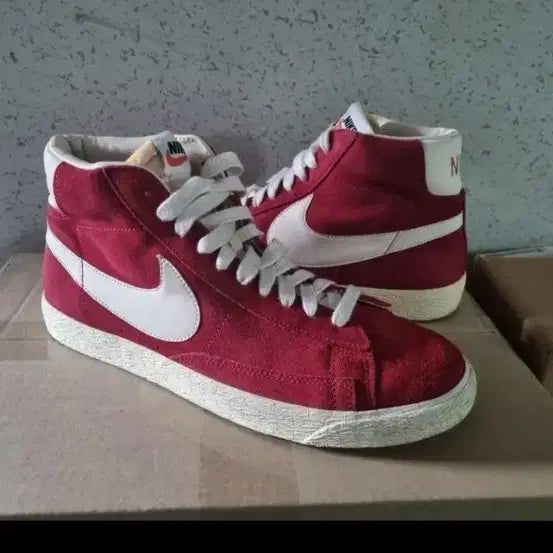 [BUNJANG] Nike Blazer High Vintage Varsity Red / 270 나이키 블레이저 하이 빈티지 빈블 바시티레드