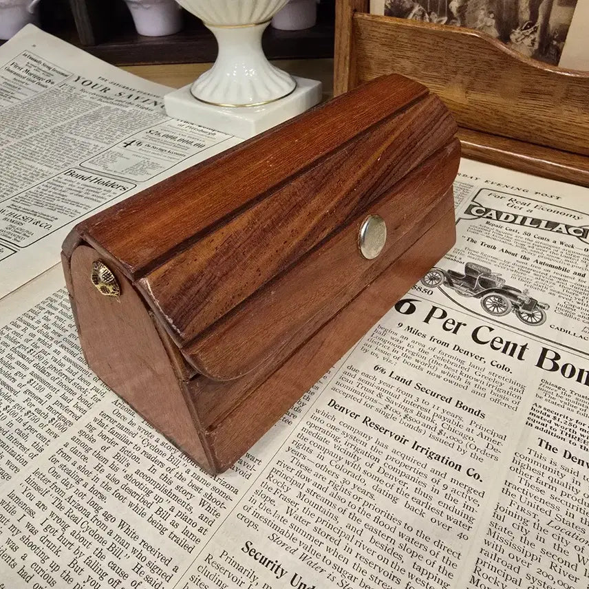 [BUNJANG] Vintage Wood Box Jewelry Box / 빈티지 우드 박스 미니 보석함 상자