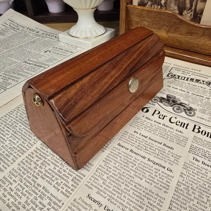 [BUNJANG] Vintage Wood Box Jewelry Box / 빈티지 우드 박스 미니 보석함 상자