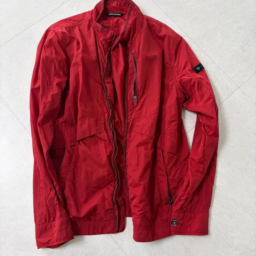 [BUNJANG] National Geographic Windbreaker Jacket L / 내셔널지오그래픽 바라막이 자켓 L