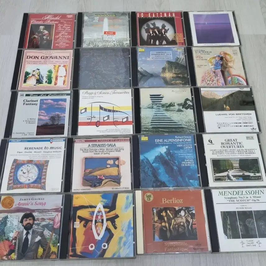 [BUNJANG] Classical Music CD Collection (52 Albums, Unsealed) / 클래식 등 연주 위주의 앨범들 52장 (개봉 CD)
