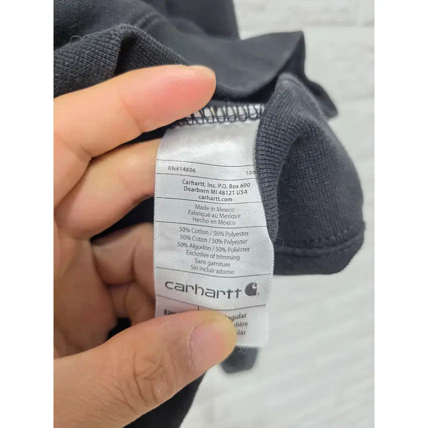 [BUNJANG] Carhartt Black Hoodie / L 칼하트 블랙 후드티 D148