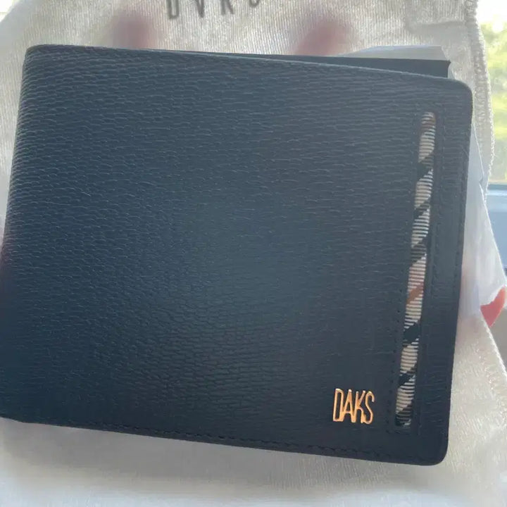 [BUNJANG] Daks Bi-fold Wallet Black / 닥스 반지갑 새상품