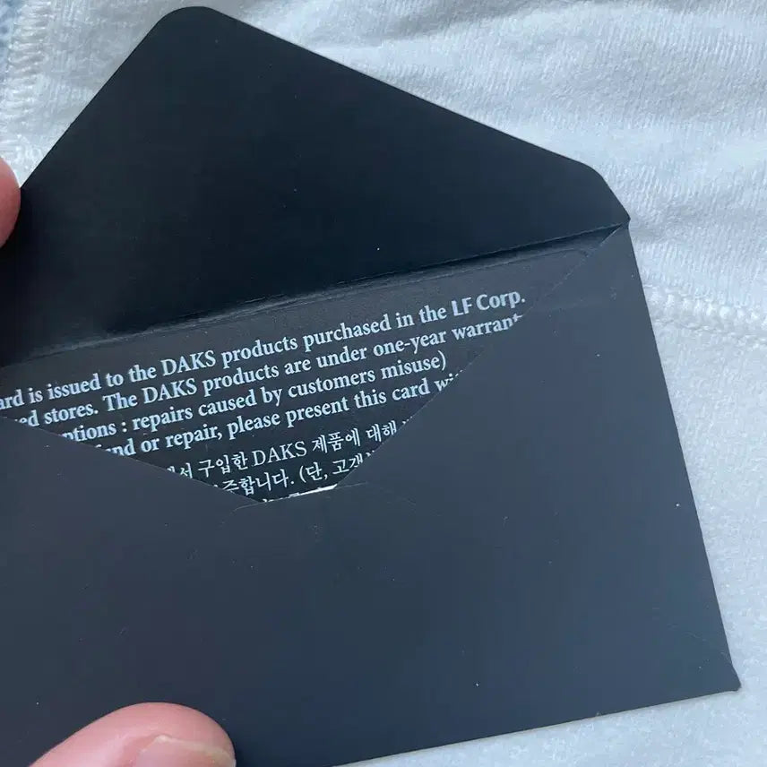 [BUNJANG] Daks Bi-fold Wallet Black / 닥스 반지갑 새상품