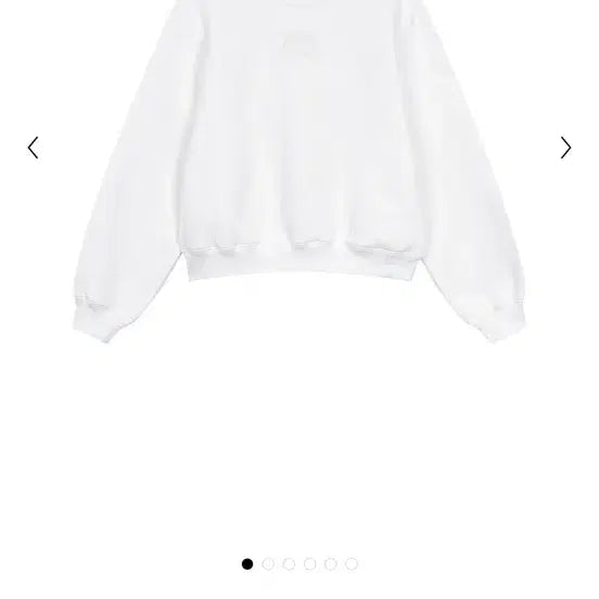 [BUNJANG] Alexander Wang Puff Logo Crewneck Sweatshirt White / 새제품) 알렉산더왕 퍼프 로고 크루넥 맨투맨 화이트