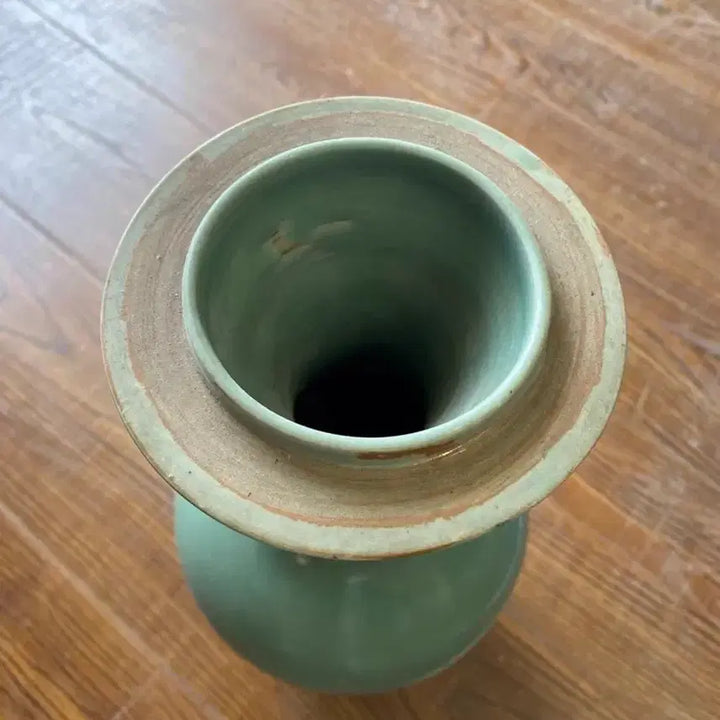 [BUNJANG] Authentic Longquan Celadon Vase, Early Qing Dynasty / 진품 청나라초기 용천요(운송시간13일)