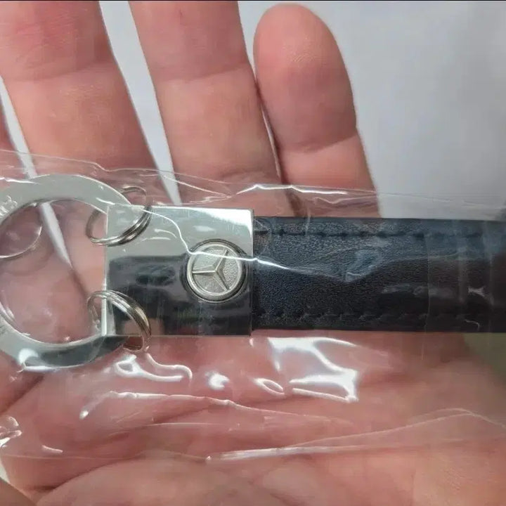 [BUNJANG] Mercedes-Benz Leather Keyring / 벤츠 가죽 키링