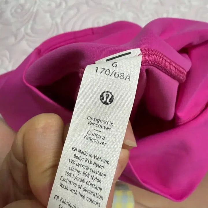 [BUNJANG] Lululemon Hot Pink Bike Shorts Size 6 / 룰루레몬 핫핑크 바이크 쇼츠 6사이즈