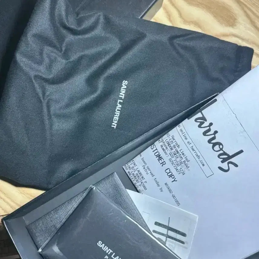 [BUNJANG] Saint Laurent Matelassé Bifold Wallet Silver Hardware / 생로랑 마틀라세 반지갑 은장