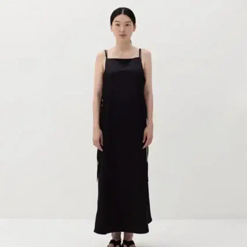 [BUNJANG] Opheden Black Square Neck Long Dress / 무료배송 오브헤덴 opheden 원피스