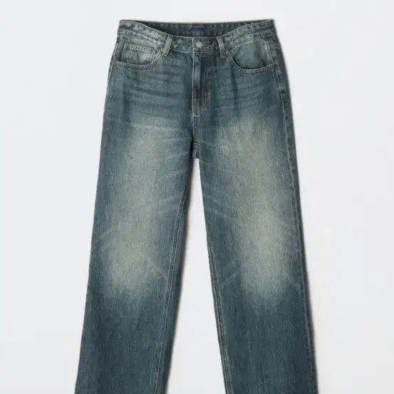[BUNJANG] SPAO Straight Jeans Dark Indigo / 스파오 스트레이트 진