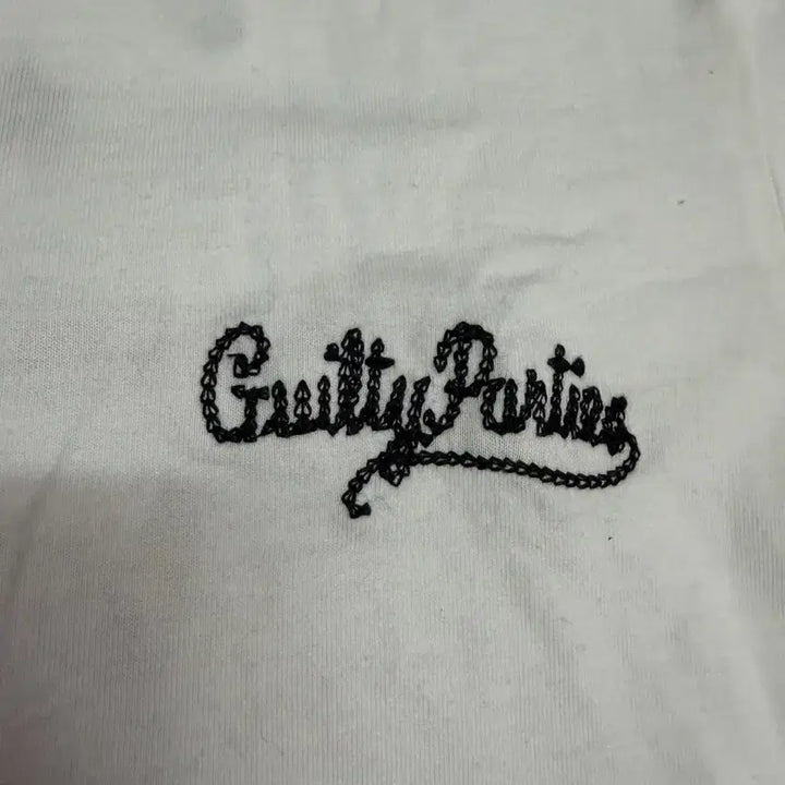 [BUNJANG] Wackomaria Guilty Parties Short Sleeve T-Shirt White 100L / 와코마리아 Guilty Parties 반팔 티셔츠 화이트 100L