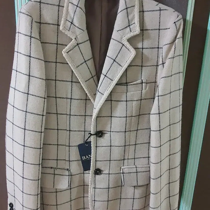[BUNJANG] Bants Tweed Wool Check Single Jacket / bants 반츠 트위드 울 체크 싱글 자켓