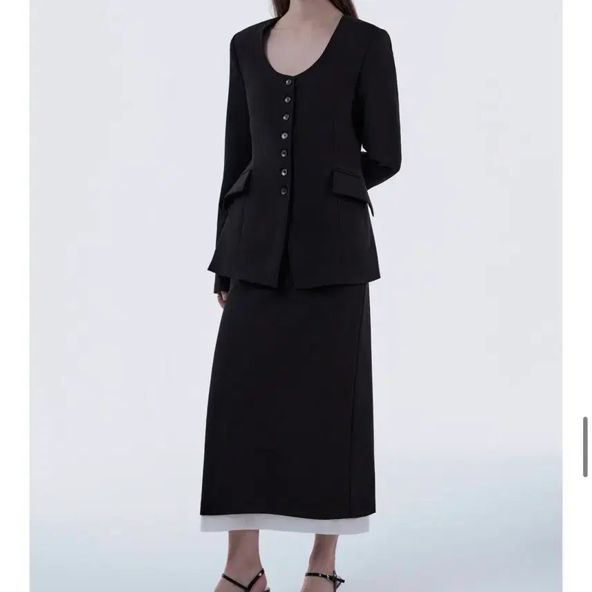 [BUNJANG] Mausoleum Jacket Skirt Set-up / 마우솔레움 자켓 스커트 셋업 S