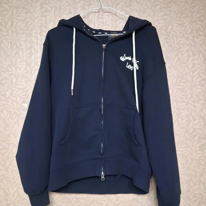 [BUNJANG] Lee Navy Work Hooded Zip-Up (Size S) / Lee 리 워크 후드 집업 네이비((S)