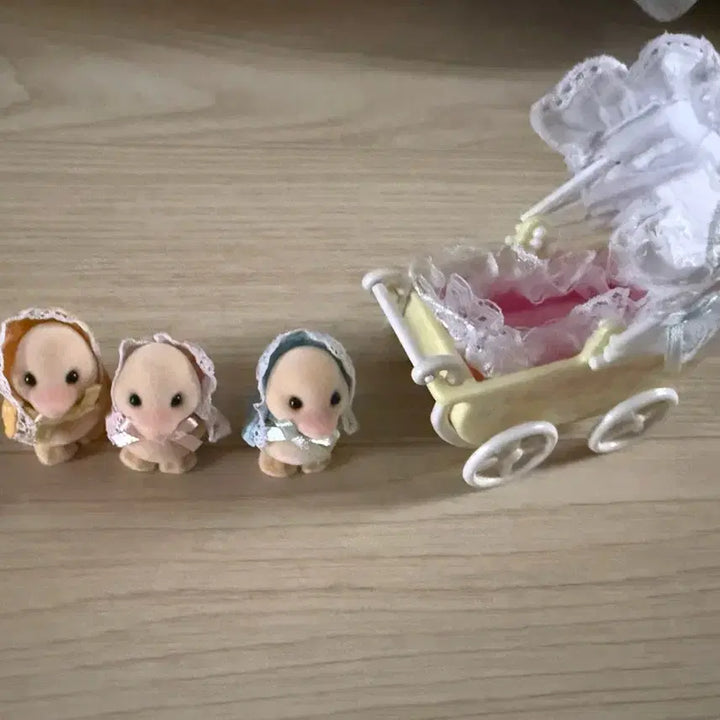 [BUNJANG] Sylvanian Families Duck Triplets Set (Discontinued, Opened) / (단순개봉) 단종된 실바니안 오리 세쌍둥이 풀셋 판매