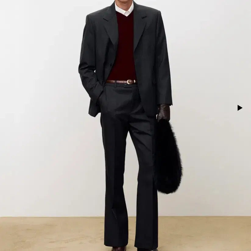[BUNJANG] TONYWACK Wool Stripe Set-up Blazer and Trousers / 토니웩 울 스트라이프 셋업