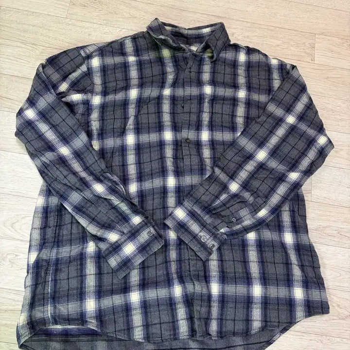 [BUNJANG] Muji Flannel Check Shirt XL / (XL) 무인양품 플란넬 체크 셔츠