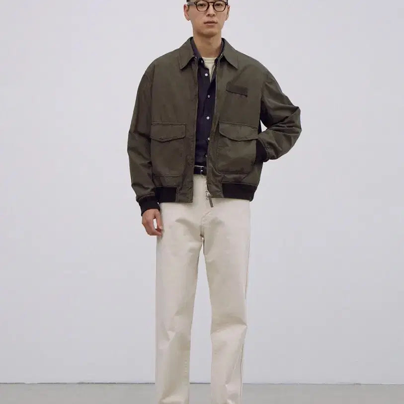 [BUNJANG] Pottery CWU Corduroy Blouson Jacket Brown Size 1 / 포터리 CWU 블루종 자켓 브라운 1사이즈