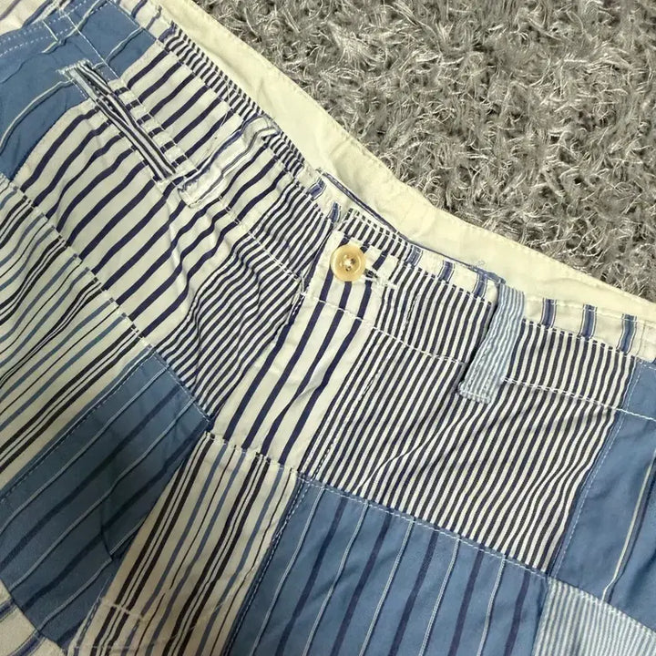 [BUNJANG] Polo Ralph Lauren Patchwork Stripe Shorts / 패치워크 스트라이프 반바지 폴로 랄프로렌 30 팬츠