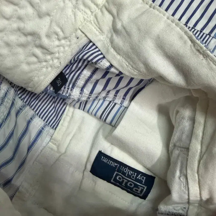 [BUNJANG] Polo Ralph Lauren Patchwork Stripe Shorts / 패치워크 스트라이프 반바지 폴로 랄프로렌 30 팬츠