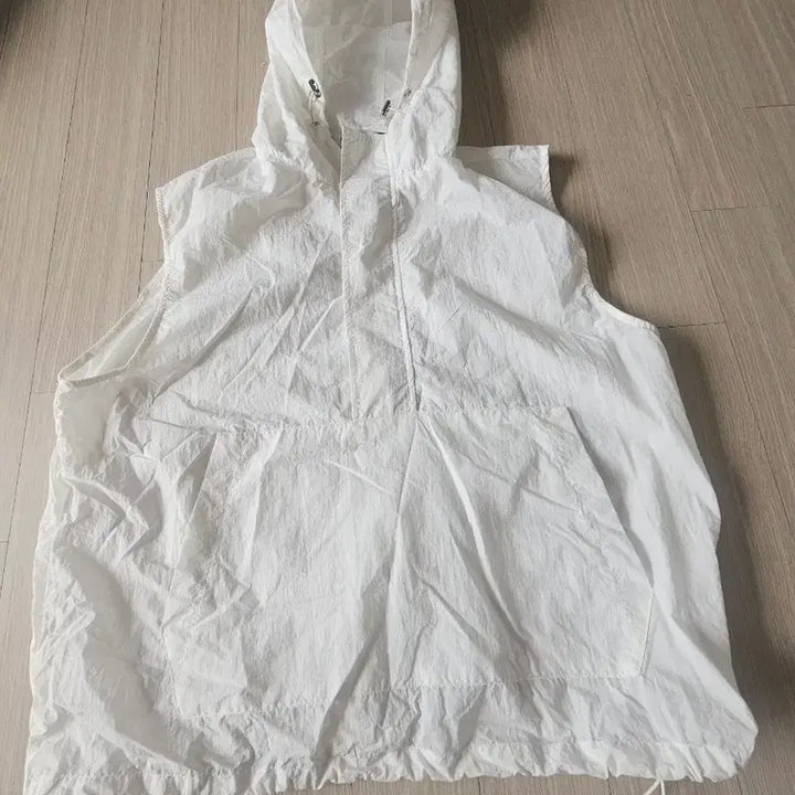 [BUNJANG] 8seconds White Hooded Anorak / 에잇세컨즈화이트 후드 아노락