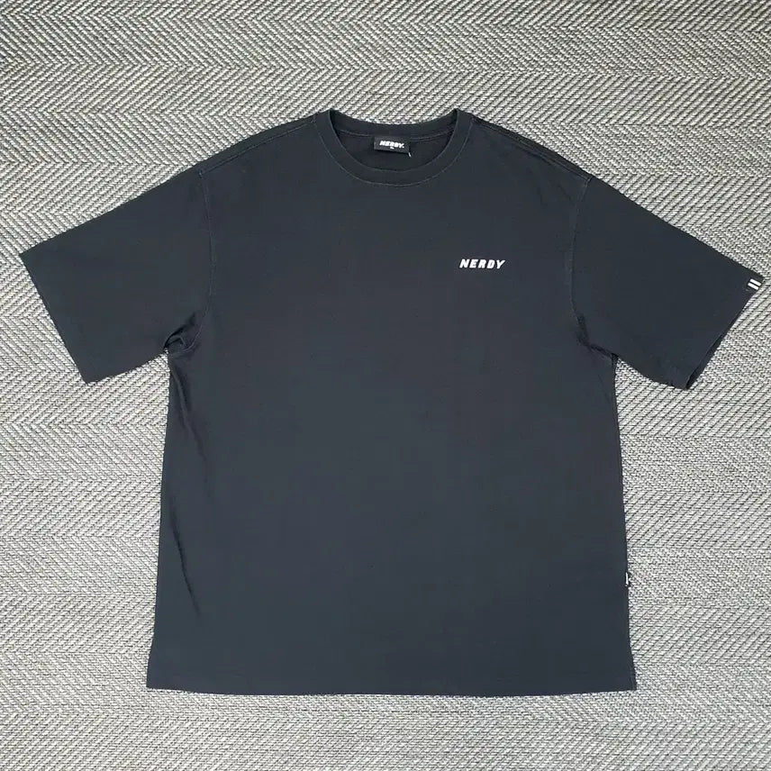 [BUNJANG] NERDY Oversized Short-Sleeve Cotton T-Shirt Men&