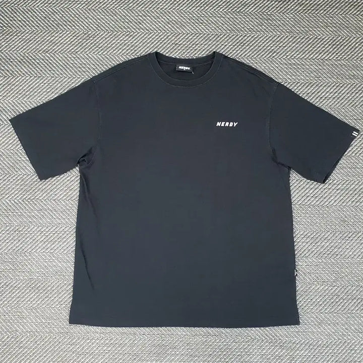 [BUNJANG] NERDY Oversized Short-Sleeve Cotton T-Shirt Men&