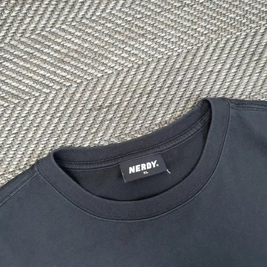 [BUNJANG] NERDY Oversized Short-Sleeve Cotton T-Shirt Men&