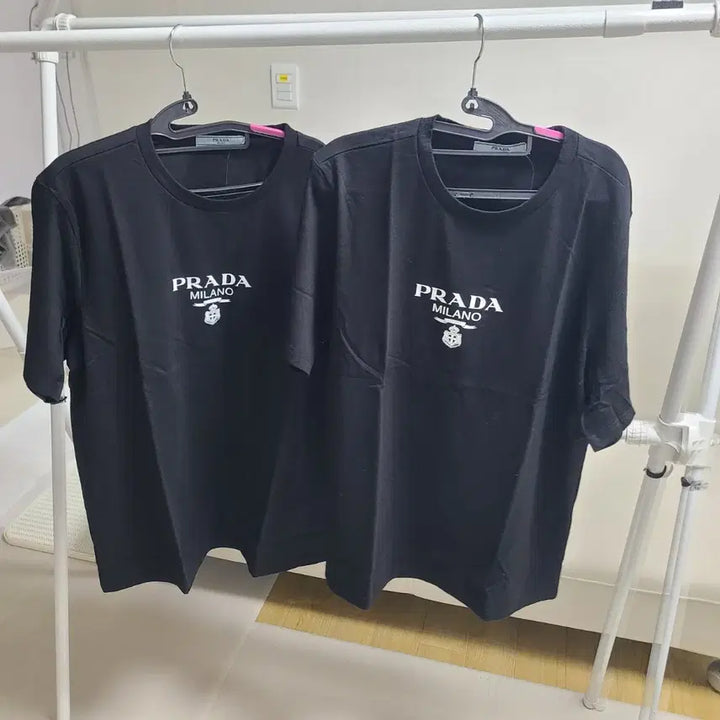 [BUNJANG] Prada Cotton T-Shirt Unisex / 프라다반팔티면원단남여가능새상품택있음