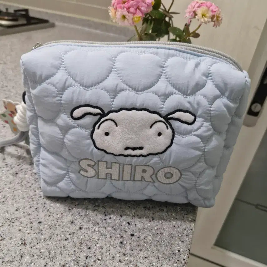 [BUNJANG] Quilted Pouch Bag / 파우치가방 얇은퀼팅