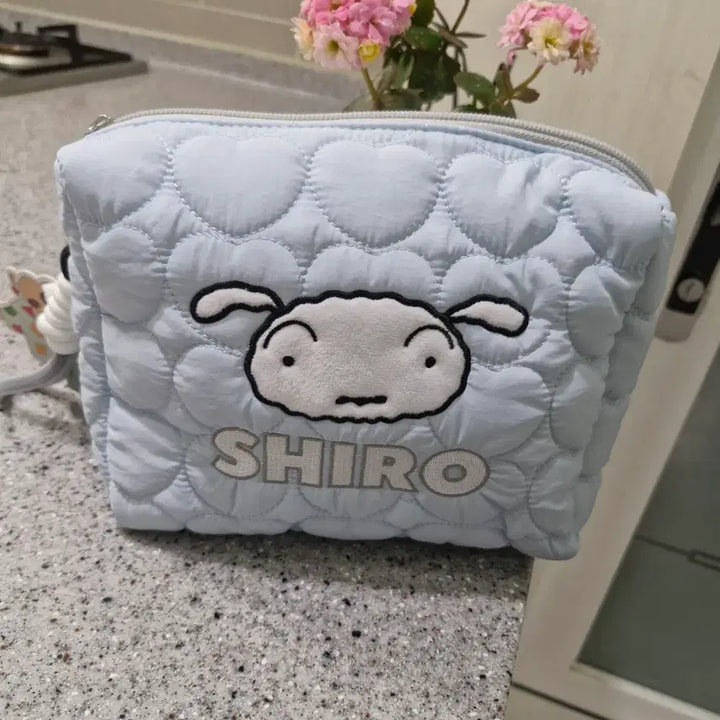 [BUNJANG] Quilted Pouch Bag / 파우치가방 얇은퀼팅