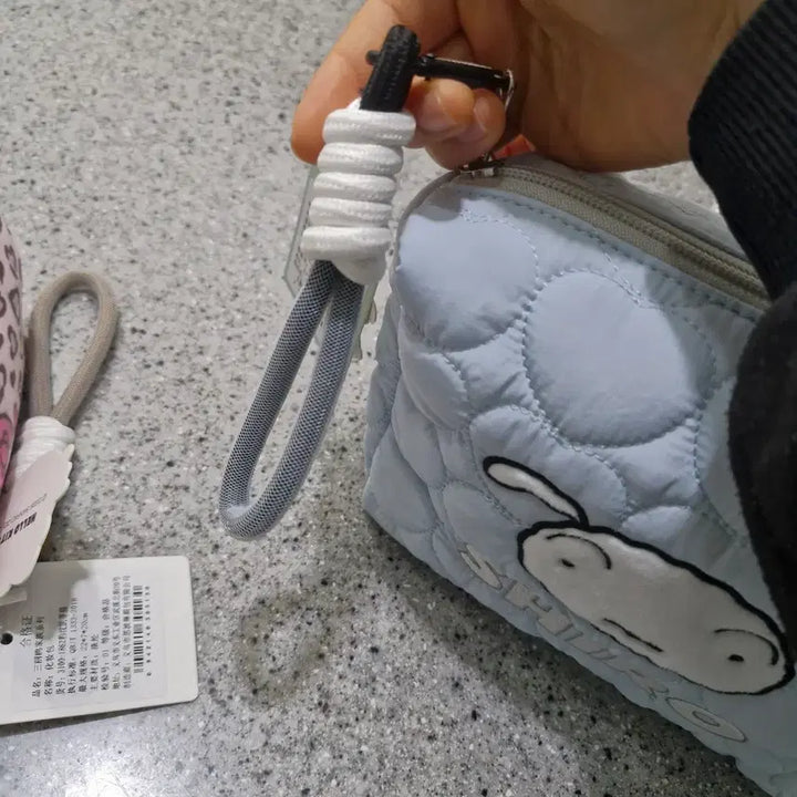 [BUNJANG] Quilted Pouch Bag / 파우치가방 얇은퀼팅