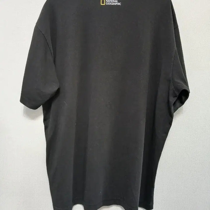 [BUNJANG] National Geographic Whale Embroidery Short Sleeve T-Shirt Black / 내셔널지오그래픽 고래 자수 반팔 티셔츠