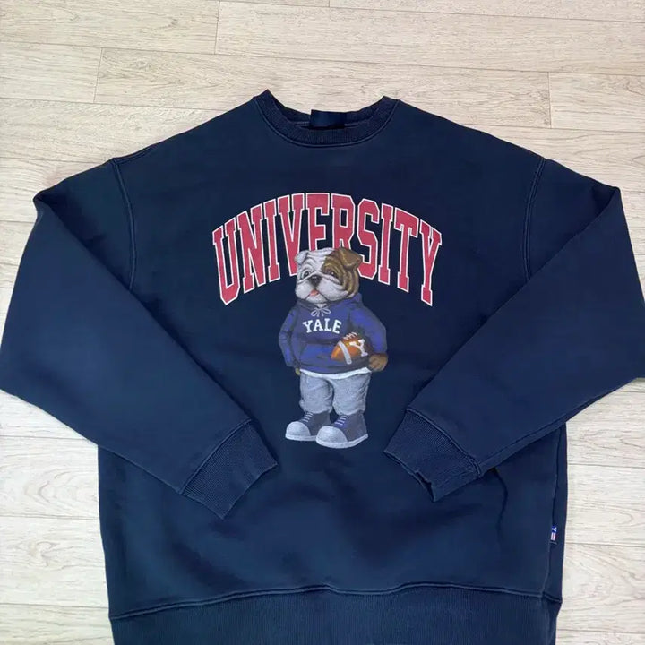 [BUNJANG] Yale Bulldog Sweatshirt Navy / (M) 예일 불독 맨투맨 네이비