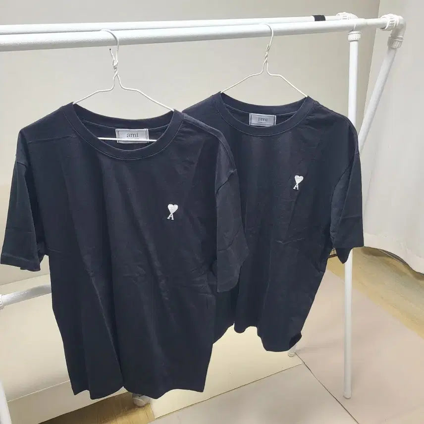 [BUNJANG] AMI Heart Logo T-shirt XL / 아미 반팔티하트로고XL남여면원단새상품