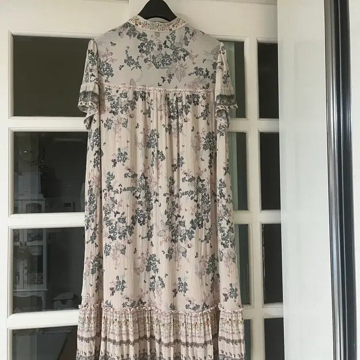 [BUNJANG] Thursday Island Pleated Chiffon Dress / 써스데이 Island 플리츠 쉬폰 원피스 55-66